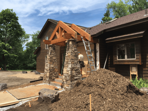 Timber Frame Entryways